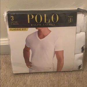 POLO Cotton V-necks Shirts